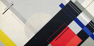 Kompozice Mural III (olej na plátně)