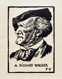 Richard Wagner od Felix Edouard Vallotton