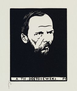 A Th. Dostoiewski, 1895 od Felix Edouard Vallotton