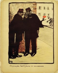 Nehýbejme se, je to manželka komisaře od Felix Edouard Vallotton