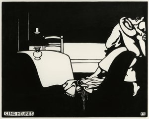 Pět hodin od Felix Edouard Vallotton
