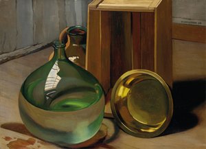 Demižon a bedna, 1925 od Felix Edouard Vallotton