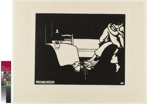 Five O"Clock, deska sedm z Intimacies, 1898 od Felix Edouard Vallotton