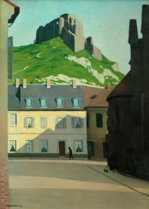 Chateau Gaillard a Place des Andelys od Felix Edouard Vallotton