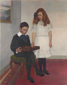 The Hahnloser Children, 1912. od Felix Edouard Vallotton