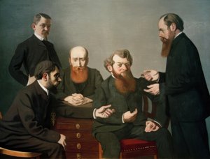Pět malířů od Felix Edouard Vallotton