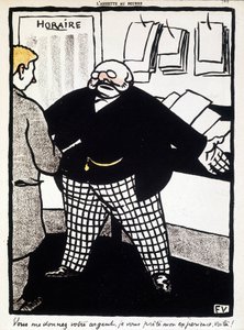 Peníze a bankovnictví od Félixe Vallottona – v „“L’Plate au beurre””, n. d., 20. století od Felix Edouard Vallotton