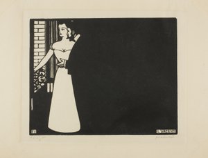 Peníze, deska pět z "Intimacie", 1898 od Felix Edouard Vallotton