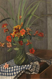 Nasturtiums; kapucínky od Felix Edouard Vallotton