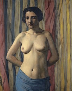Akt s modrým křídlem, 1922. od Felix Edouard Vallotton