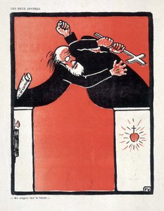 Odluka církve a státu: Republikán a zastánce boje církve – od Vallottona, v „The Witness““ z 11.9.1906. od Felix Edouard Vallotton