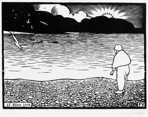 Krásný večer, 1892 od Felix Edouard Vallotton