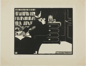 Cogent Reason, deska čtyři z Intimacies od Felix Edouard Vallotton