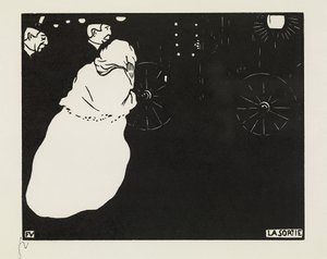 Odjezd, 1895 od Felix Edouard Vallotton
