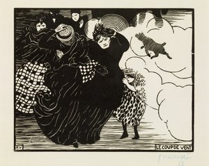 The Gale, 1894 od Felix Edouard Vallotton