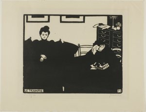 Triumph, deska dva z Intimacies od Felix Edouard Vallotton