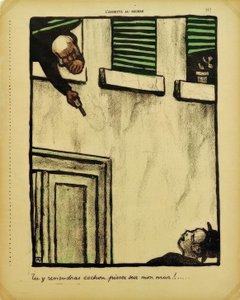 Vrátíš se, prase, čůrej mi na zeď od Felix Edouard Vallotton