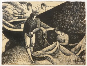 Le Filet, kolem roku 1912 (inkoust na papíře)