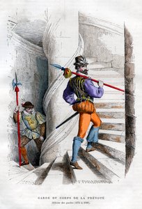 Důstojník stráží, Garde du corps de la prévoté 1574-1589 1882-1884