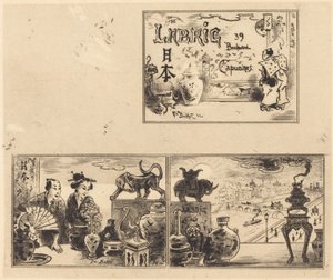 Adresa Labric, 1876. od Felix Hilaire Buhot