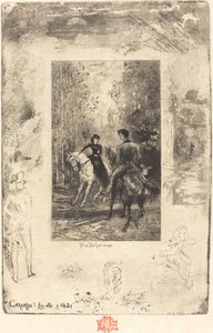 Caramba! Fit-elle Caramba! Vykřikla, 18791880. od Felix Hilaire Buhot