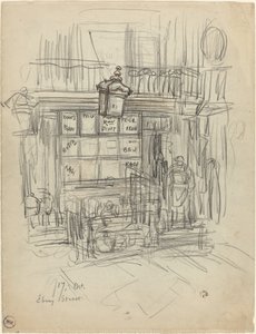 Ebury Street od Felix Hilaire Buhot