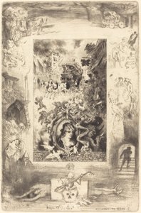 Dostavník z Beaucaire Dostavník z Beaucaire, c. 1885. od Felix Hilaire Buhot
