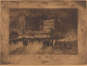 Place des Martyrs a Taverna Jailhouse od Felix Hilaire Buhot