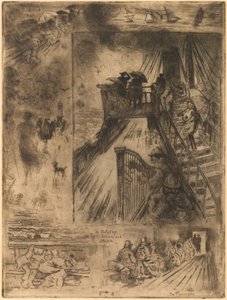Průchod Průchod, 1879-1885. od Felix Hilaire Buhot