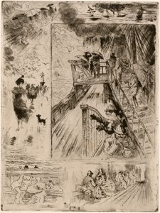 Průchod Průchod, 1879-1885. od Felix Hilaire Buhot