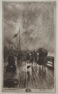 Přistání v Anglii, 1879. od Felix Hilaire Buhot