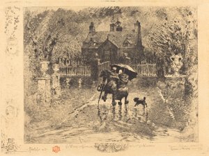 Country Neighbors Country Neighbors, 18791880. od Felix Hilaire Buhot