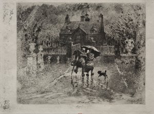 Venkovští sousedé, 1879-1880. od Felix Hilaire Buhot