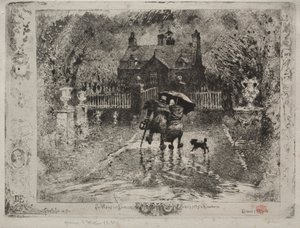 Venkovští sousedé, 1879-1880. od Felix Hilaire Buhot
