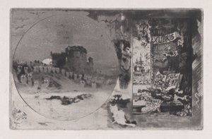 Soví zámek, 1867-98. od Felix Hilaire Buhot