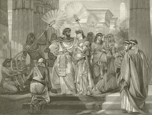 Antony a Kleopatra. Akt I, Scéna I (hlubotisk) od Felix Octavius Carr Darley