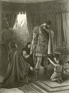 Coriolanus. Akt V, scéna III (hlubotisk) od Felix Octavius Carr Darley