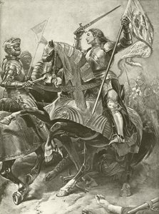 První část Král Jindřich VI. I. dějství, scéna V (hlubotisk) od Felix Octavius Carr Darley