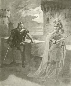 Osada. První dějství, scéna V (hlubotisk) od Felix Octavius Carr Darley