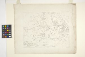 Ilustrace The Legend Of Sleepy Hollow, deska 6 (litografie) od Felix Octavius Carr Darley