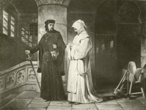 Měřit za měř. Akt IV – scéna III (hlubotisk) od Felix Octavius Carr Darley