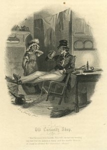 Old Curiosity Shop - Markýza a pan Swiveller od Felix Octavius Carr Darley