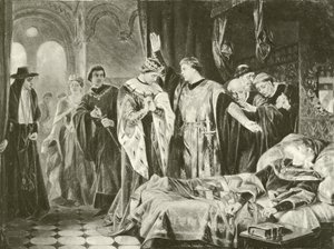 Druhá část Jindřicha VI. Akt III – scéna II (hlubotisk) od Felix Octavius Carr Darley