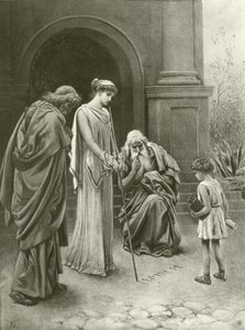 Titus Andronicus. IV. dějství – scéna I (hlubotisk) od Felix Octavius Carr Darley