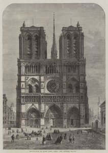 Obnova Notre Dame, Paříž, západní fasáda