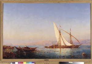 Rybolov v Marseille Malba Felixe Ziema (1821-1911) 1911 Povinná zmínka: Collection foundation needs de Provence, Marseille od Félix Ziem