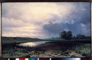 Prairies inondees (Zatopená louka) - Peinture de Fjodor Alexandrovič Vasiljev (Feodor Alexandrovič, Fiodor Alexandrovič Vassiliev) (1850-1873), huile sur toile