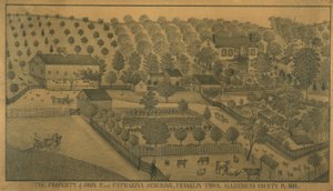 Majetek Johna P. a Cathariny Schuringové, Franklin Town, Allegheny County, Pennsylvania, 1883 od Ferdinand A. Brader