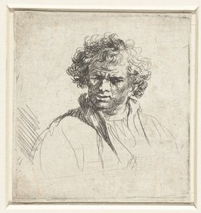 Busta muže se zkroucenou tváří od Ferdinand Bol (possibly)