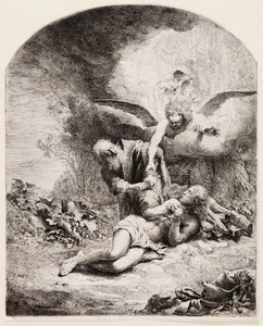 Abrahamova oběť od Ferdinand Bol